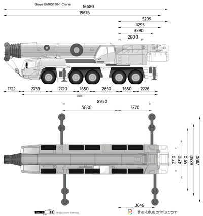 Grove GMK5180-1 Crane