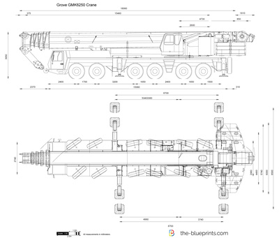 Grove GMK6250 Crane