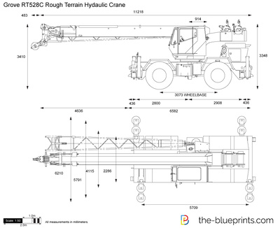 Grove RT528C Rough Terrain Hydaulic Crane