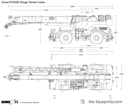 Grove RT600E Rough Terrain Crane