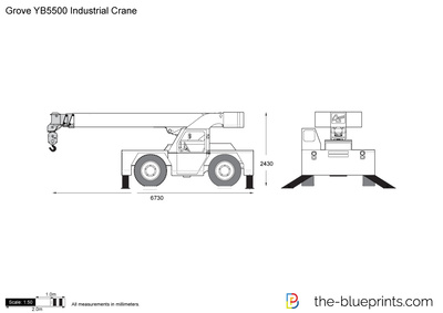 Grove YB5500 Industrial Crane