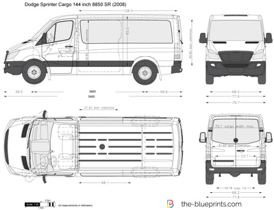 Dodge Sprinter Cargo 144 inch 8850 SR