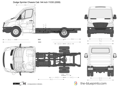 Dodge Sprinter Chassis Cab 144 inch 11030