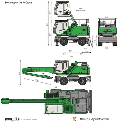 Sennebogen 718 M Crane