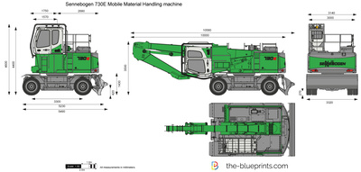 Sennebogen 730E Mobile Material Handling machine