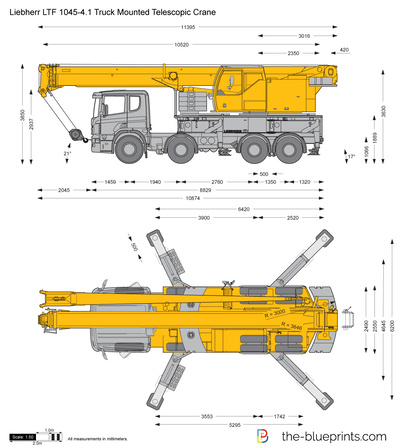 Liebherr LTF 1045-4.1 Truck Mounted Telescopic Crane