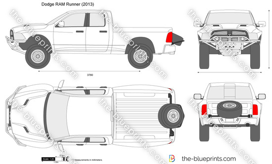dodge truck drawing