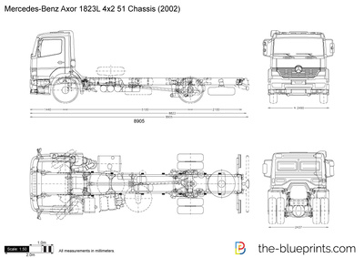 Mercedes-Benz Axor 1823L 4x2 51 Chassis