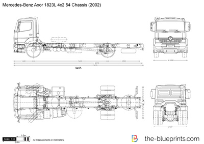 Mercedes-Benz Axor 1823L 4x2 54 Chassis