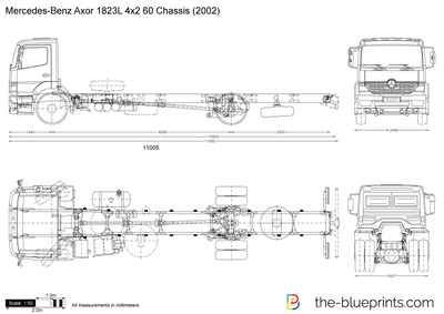 Mercedes-Benz Axor 1823L 4x2 60 Chassis