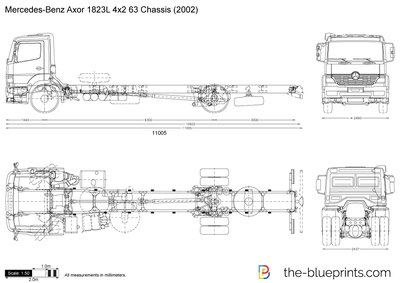 Mercedes-Benz Axor 1823L 4x2 63 Chassis