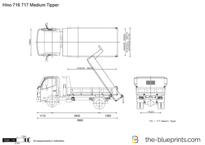 Hino 716 717 Medium Tipper