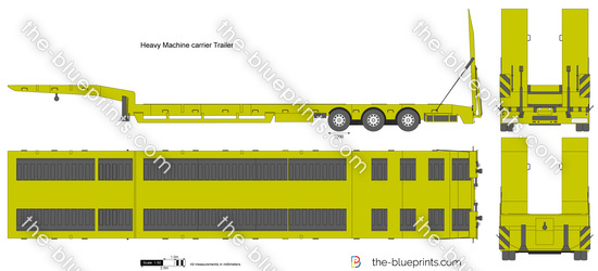 Heavy Machine carrier Trailer