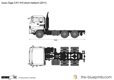 Isuzu Giga CXY 415 short medium