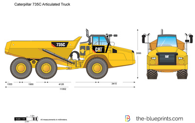 Caterpillar 735C Articulated Truck