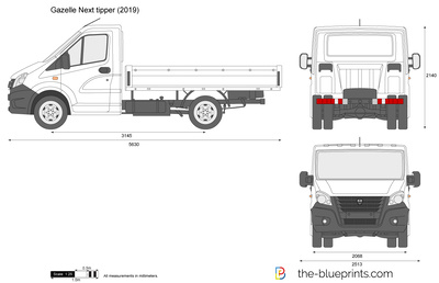 Gazelle Next tipper Single Cab Short