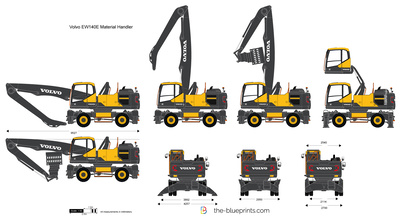 Volvo EW140E Material Handler