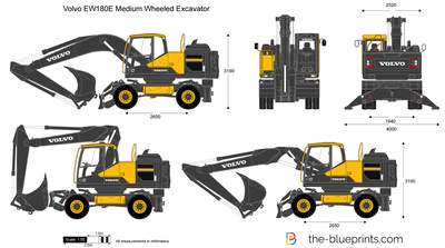 Volvo EW180E Medium Wheeled Excavator