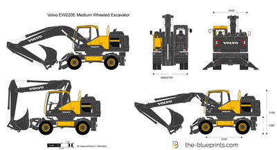 Volvo EW220E Medium Wheeled Excavator