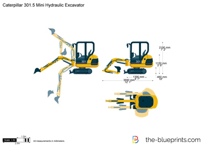 Caterpillar 301.5 Mini Hydraulic Excavator