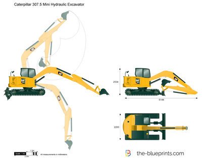 Caterpillar 307.5 Mini Hydraulic Excavator