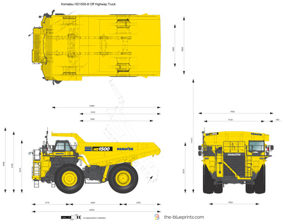 Komatsu HD1500-8 Off Highway Truck