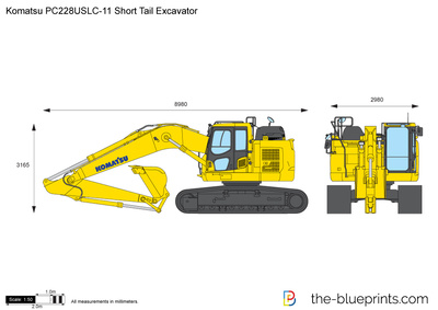 Komatsu PC228USLC-11 Short Tail Excavator