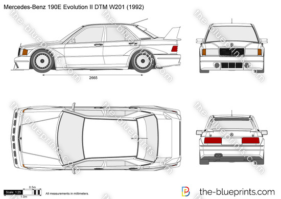 Templates - Cars - Mercedes-Benz - Mercedes-Benz 190 W201