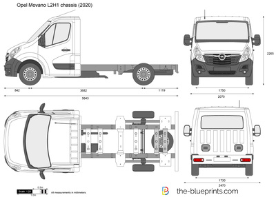 Opel Movano L2H1 chassis