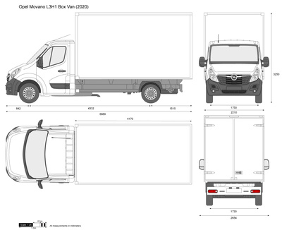 Opel Movano L3H1 Box Van