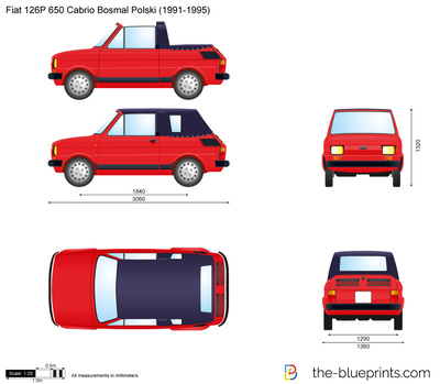 Fiat 126P 650 Cabrio Bosmal Polski