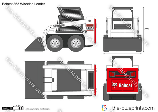 Bobcat 863 Wheeled Loader