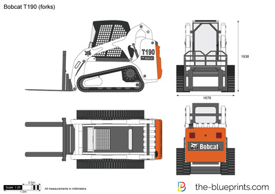 Bobcat T190 (forks)