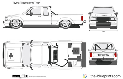 Toyota Tacoma Drift Truck