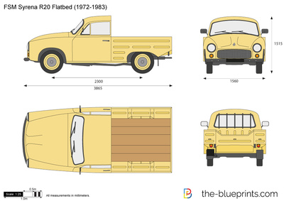 FSM Syrena R20 Flatbed