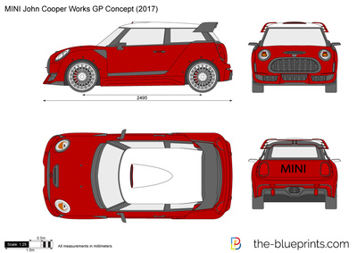 Mini Cooper 2020 (1/24) Printable Car Body