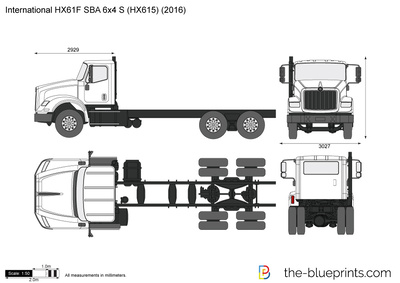 International HX61F SBA 6x4 S (HX615)