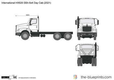 International HX620 SBA 6x4 Day Cab