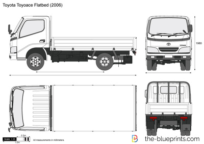 Toyota Toyoace Flatbed (2006)