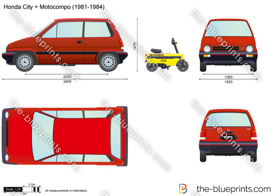 Honda City + Motocompo