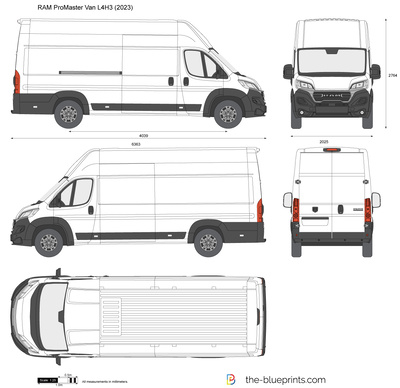 RAM ProMaster Van L4H3