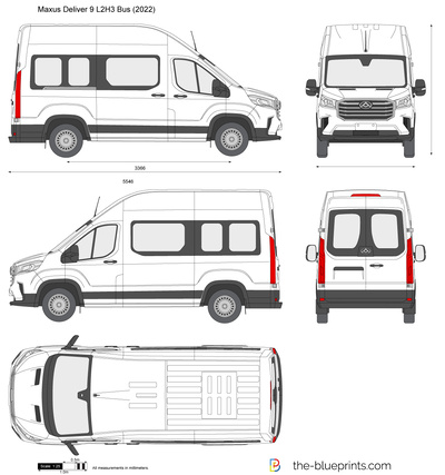 Maxus Deliver9 L2H3 Bus