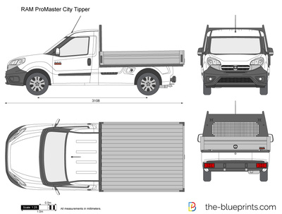 RAM ProMaster City Tipper