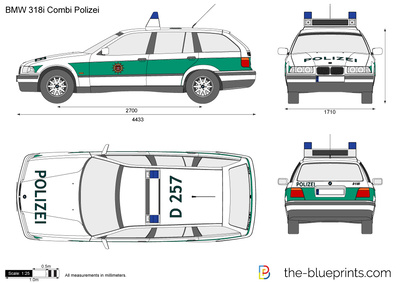 BMW 318i Combi Polizei E36