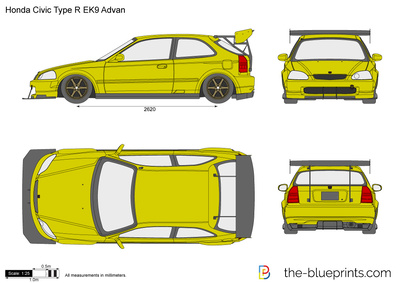 Honda Civic Type R EK9 Advan