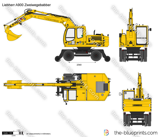 Liebherr A900 Zweiwegebabber