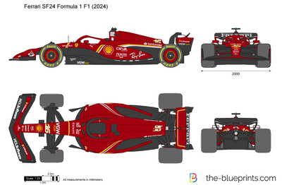 Ferrari SF24 Formula 1 F1 (2024)