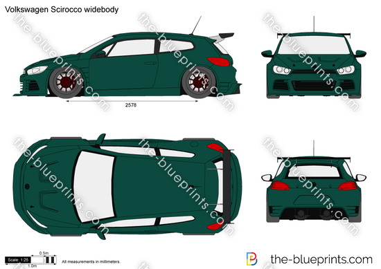 Volkswagen Scirocco widebody