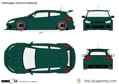 Volkswagen Scirocco widebody