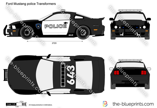 Ford Mustang police Transformers